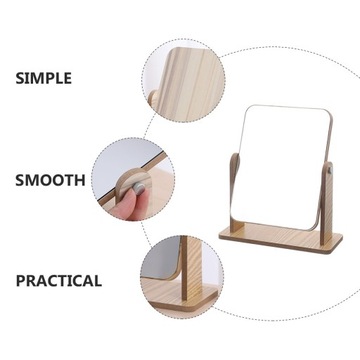 Настольное зеркало двухстороннее косметический декор