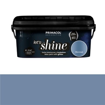 LET'S SHINE farba z brokatem Montreal 2l