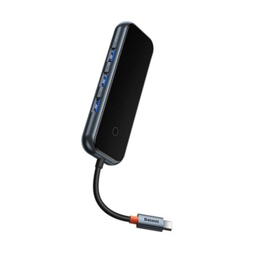 ПОРТАТИВНЫЙ АДАПТЕР-ХАБ BASEUS USB-C 4IN1 4X USB-A 3.0 500 МБ/С OTG PLUG&PLAY