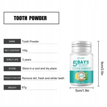 Teeth Whitening Powder Long-term Effect 50g/1