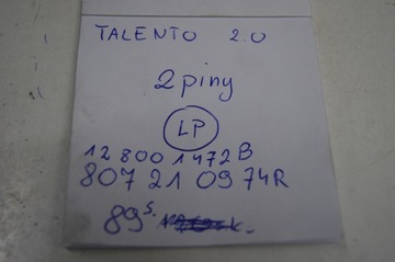 ZVEDÁK OKNO LEVÝ PŘEDNÍ TALENTO