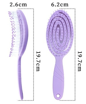 Спиральная щетка для распутывания, массажа, профилированного наращивания волос.