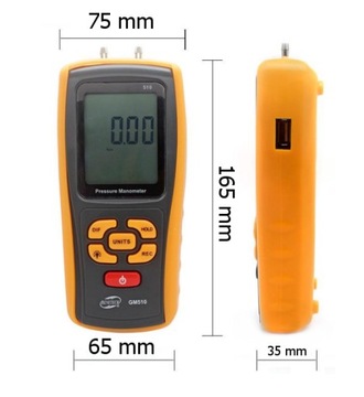 ДИФФЕРЕНЦИАЛЬНЫЙ МАНОМЕТР ВАКУУМНЫЙ ИЗМЕРИТЕЛЬ ДАВЛЕНИЯ CE ЦИФРОВОЕ ПРИЛОЖЕНИЕ USB