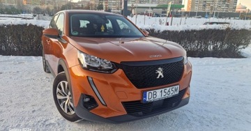 Peugeot 2008 II SUV 1.2 PureTech 100KM 2021 Peugeot 2008 90 Tkm - Bezwypadkowy - Navi - Grzane fotele 1.2 Benzyna 101KM, zdjęcie 17