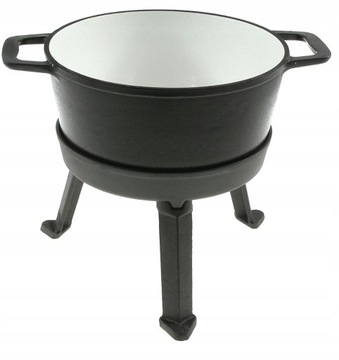 HUNTING CAULDEL 5 Эмалированная сковорода-гриль