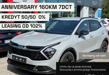 Kia Sportage V SUV 1.6 T-GDI 160KM 2025 Kia Sportage MY25 Anniversary 160KM 7DCT AUTOMAT dostepny od reki 1.6
