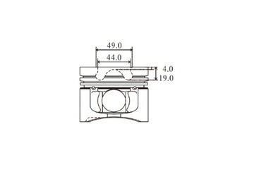 PÍST 4KS STD MITSUBISHI L200 2,5 TD 4D56 2010-