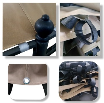 Водонепроницаемый чехол для садовой беседки капучино OBI BRAGA 350 CM