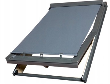 Markiza FAKRO AMZ 1% 092 55x78 kaseta RAL7022