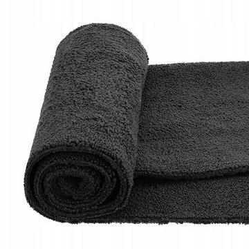 MR RAG Czarna 380GSM mikrofibra 40x40 bezszwowa do wosku QD delikatna