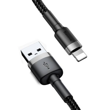 USB-кабель Baseus Kevlar Lightning для iPhone 2.4A, 1 м