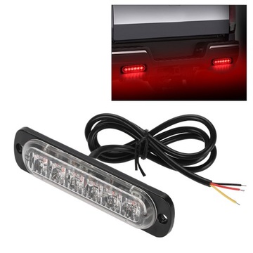 Światła błyskowe stroboskopy do auta 6 LED