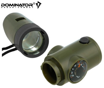 ВЫЖИВАНИЕ ТУРИСТИЧЕСКИЙ СПАСАТЕЛЬНЫЙ СВИСТОК ДОМИНАТОР 6в1 С КОМПАСОМ И ТЕРМОМЕТРОМ