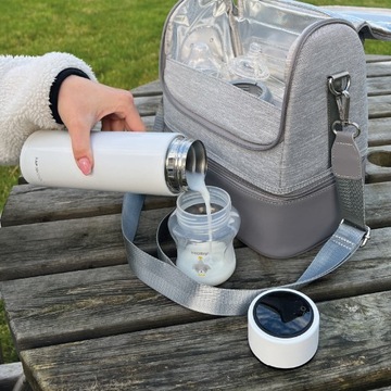 Термос для охлаждения молока RapidCool, Nuby 0,24 л, белый