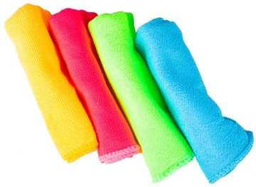 12x МЯГКАЯ САЛФЕТКА ИЗ МИКРОФИБРЫ 30х30 ДЛЯ ЧИСТКИ АВТОКУХНИ