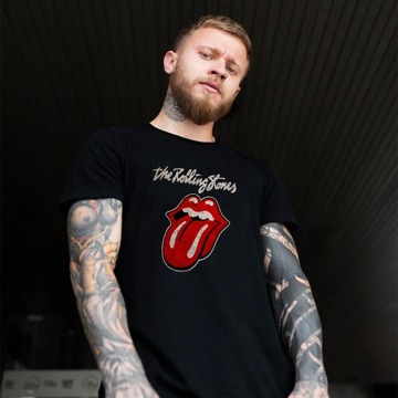 ФУТБОЛКА МУЖСКАЯ, ЧЕРНАЯ, THE ROLLING STONES XXL Y2