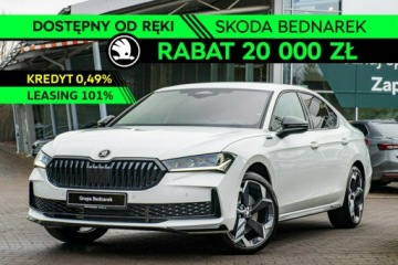 Skoda Superb IV Liftback 2.0 TSI 204KM 2026 Škoda Superb Skoda Superb Sportline 2.0 TSI 204