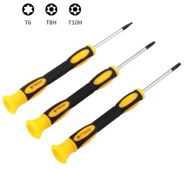 Zestaw śrubokręty TORX T6 / T8H T10H do konsol / padów XBOX ONE / SERIES X