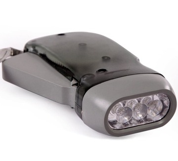 LATARKA 3 LED KIESZONKOWA ŁADOWANA DYNAMO