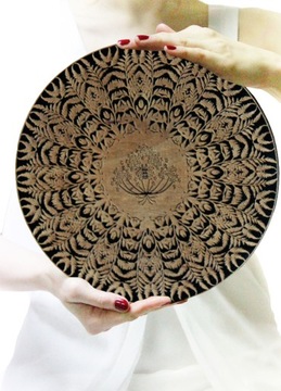 Podkładka Duża 24cm Dekoracja Stołu Polne Zioła