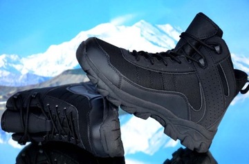 ЗИМНИЕ СПОРТИВНЫЕ ТРЕККИНГОВЫЕ ОБУВИ ТЕПЛЫЕ ДЛЯ ГОРНОГО ТРЕККИНГА ИЗОЛИРОВАННЫЕ ВОЕННЫЕ