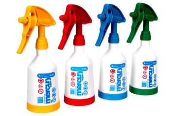 Opryskiwacze zestaw 4x KWAZAR 0,5L 4 różne kolory