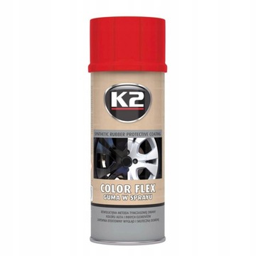 COLOR FLEX GUMA SPRAY CZERWONY DO TYMCZASOWEJ ZMIA