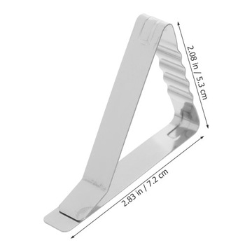 24 шт. ТРЕУГОЛЬНЫЕ ЗАЖИМЫ ИЗ НЕРЖАВЕЮЩЕЙ СТАЛИ