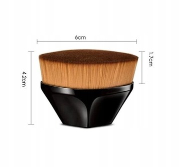 Кисть для жидкой основы, Густая, Мягкая жидкость. Однородная косметическая кисть.