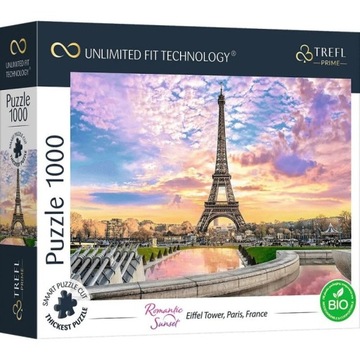Puzzle Trefl krajobrazy 1000 elementów Puzzle 1000 elementów. Eiffel Tower,
