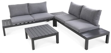 Narożnik ogrodowy Williams Dark Grey