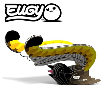 Lirogon Ptak Eugy Eko Układanka Puzzle 3D Edu 6+