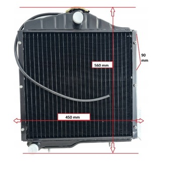 РАДИАТОР С-360 360-3П 5-РЯДНЫЙ МЕДНЫЙ ТМ