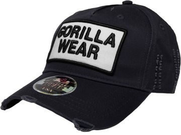 Czapka z daszkiem z dużym logo męska Harrison Czarna Gorilla Wear USA