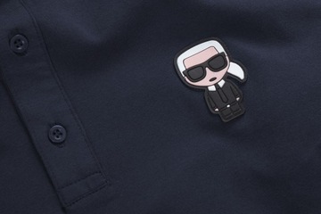 Koszulka polo Karl Lagerfeld granatowa r. XL
