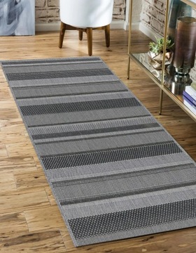 ВЕРЕВОЧНЫЙ РУГНЕР, 80 см, ПОЛОСКИ - СЕРЫЙ