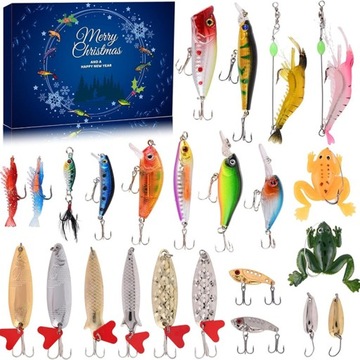 Advent Calendar with Lures Super Cool Fishing Christmas Gifts