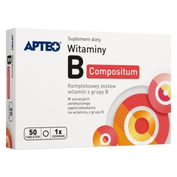 WITAMINA B COMPLEX x 50 tabletek APTEO ODPORNOŚĆ COMPOSITUM