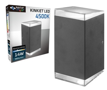 Lampa kinkiet ogrodowy elewacyjna zewnętrzna IP54