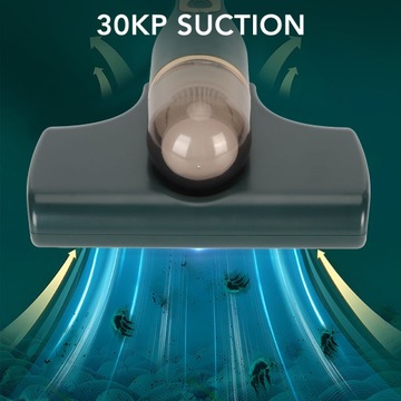Odkurzacz ręczny do materacy bezprzewodowy do usuwania roztoczy i kurzu