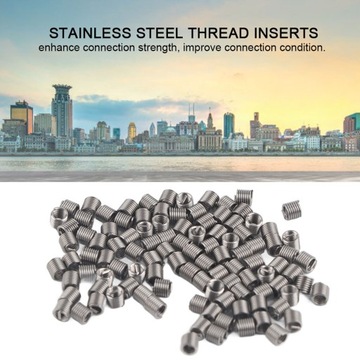 100X WKŁADKI GWINTOWANE INSERT M2X0.4 NITONAKRĘT