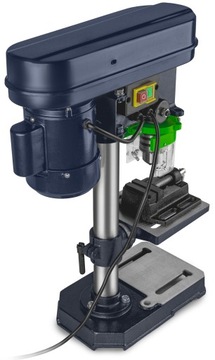 СВЕРЛИЛЬНЫЙ СТАНОК С КОЛОННЫМ СТОЛЕМ, МОЩНОСТЬ 1600ВТ, МОЩНЫЙ ЗАМОК + ТИСКИ