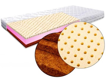 MATERAC 90X180 LATEKS I KOKOS PREMIUM H4/H5 14CM