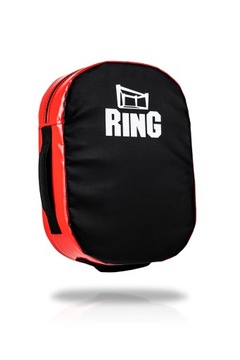 TARCZA TRENINGOWA OWALNA RING CZARNO - CZERWONA PVC