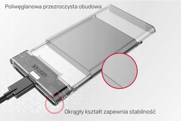 Карманный корпус для 2,5-дюймового жесткого диска SSD SATA USB 3.1