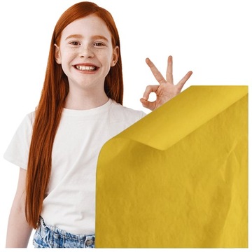 Gładka BIBUŁA Best TOTAL B2 ŻÓŁTY CIEMNY A 30