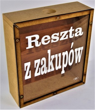 Śmieszny Prezent Skarbonka XXL Reszta Z Zakupów Nowość