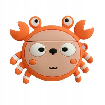 1pc Cartoon Crab Shape Design Bezprzewodowe etui n