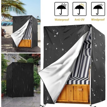 Защитный чехол для шезлонга, водонепроницаемый, анти-УФ, 135*105*175/140 см