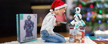 БОЛЬШОЙ ИНТЕРАКТИВНЫЙ РОБОТ С ДИСТАНЦИОННО ПРОГРАММИРУЕМЫМ ЖЕСТАМИ И ГОЛОСОВЫМ УПРАВЛЕНИЕМ СВЕТОДИОДОМ